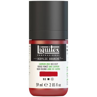 CADMIUM FREE RED DEEP 59ML LQX PRO ACRYLIC GOUACHE