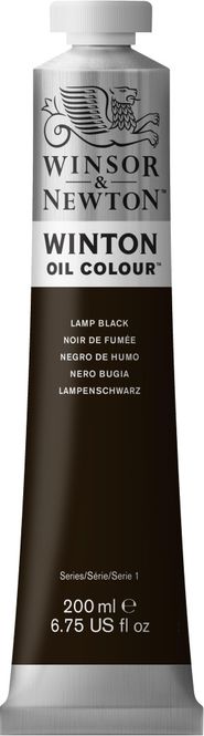 Hovedbilde W&N WINTON OIL COLOUR 200ML TBE LAMP BLACK