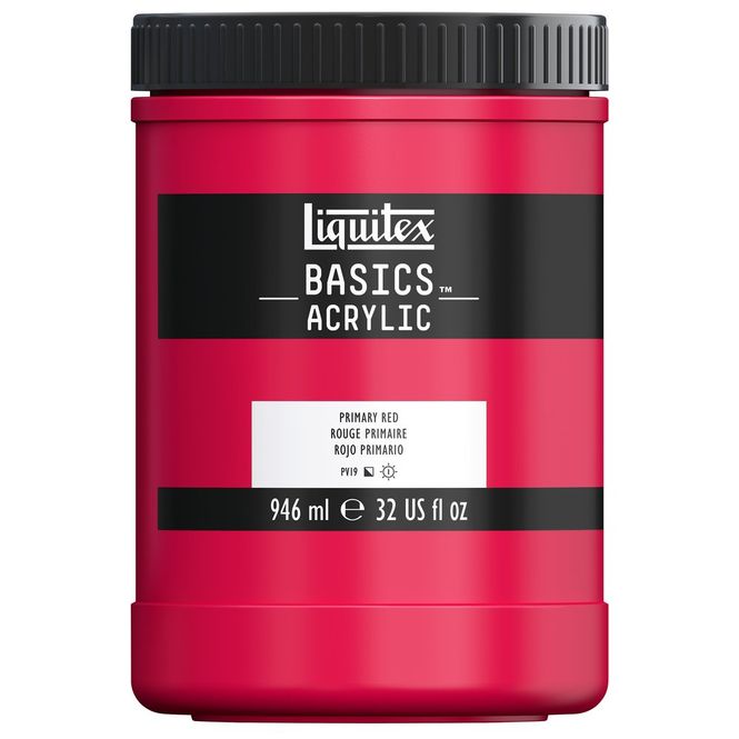 Hovedbilde PRIMARY RED 946ML LQX BASICS