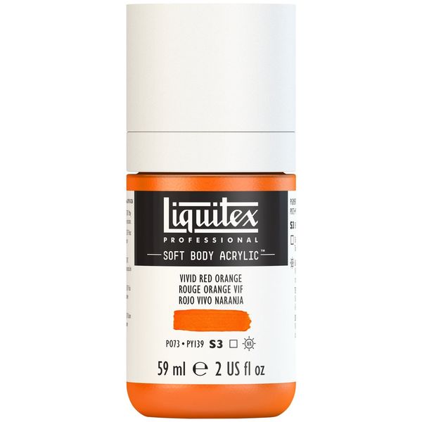 VIVID RED ORANGE 59ML LQX PRO SOFT BODY