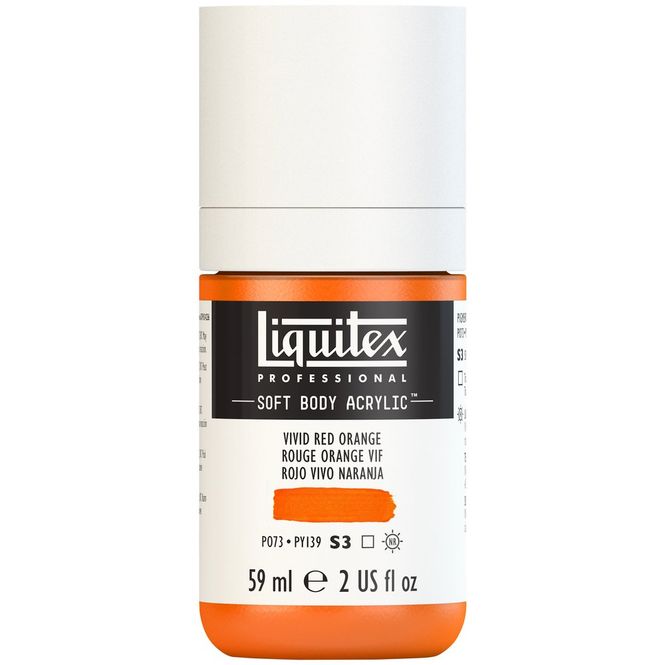 Hovedbilde VIVID RED ORANGE 59ML LQX PRO SOFT BODY
