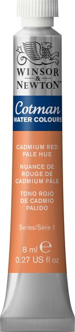 Hovedbilde CADMIUM RED PALE HUE 8ML TUBE W&N COTMAN