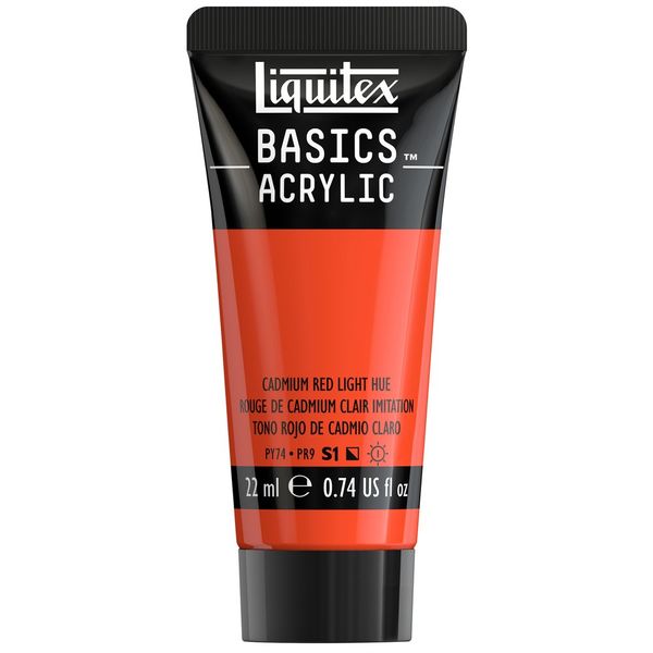 CADMIUM RED LIGHT HUE 22ML LQX BASICS