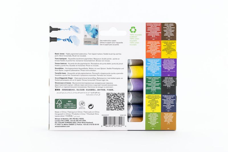 W&N WATERCOLOUR MARKER 12