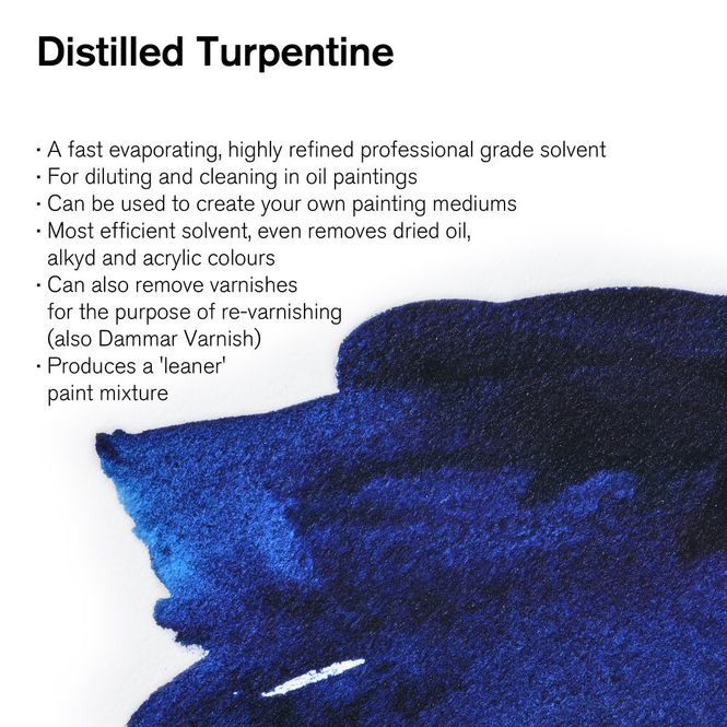Hovedbilde W&N OIL ADDITIVE 250ML BTL DISTILLED TURPENTINE ...