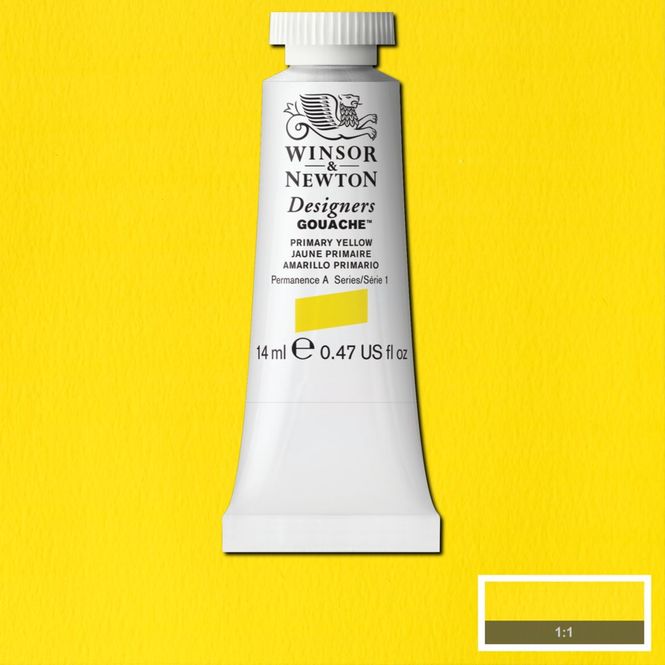Hovedbilde W&N DESIGNERS GOUACHE 14ML TBE PRIMARY YELLOW
