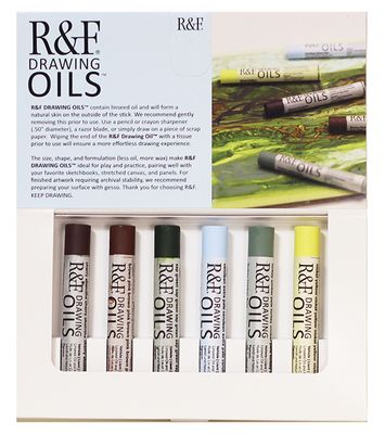 R&F - Drawing OIl 12ml Landscape Color Set with 6 Sticks