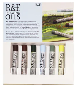 Hovedbilde R&F - Drawing OIl 12ml Landscape Color Set with 6 ...