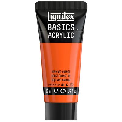 VIVID RED ORANGE 22ML LQX BASICS
