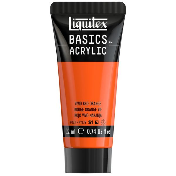 VIVID RED ORANGE 22ML LQX BASICS