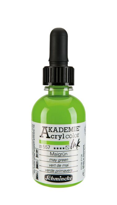 Hovedbilde Schmincke Akademie 50ml. ink may green