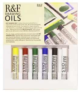 Hovedbilde R&F - Drawing OIl 12ml Introductory Color Set ...