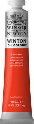 SCARLET LAKE W&N WINTON OIL 200ML TUBE