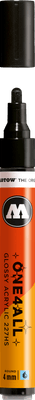 Acrylic marker One4All 227HS 4mm #252 black gloss