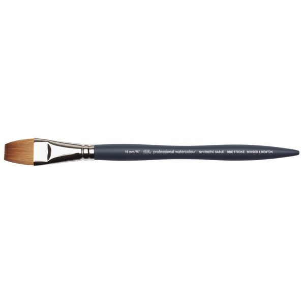 W&N PROF WATERCOLOUR SYNTHETIC BRUSH ONE STROKE 3/4in