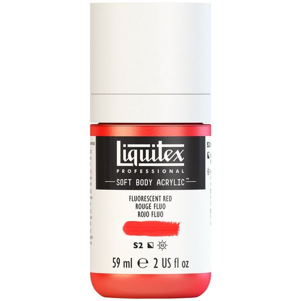 FLUORESCENT RED 59ML LQX PRO SOFT BODY