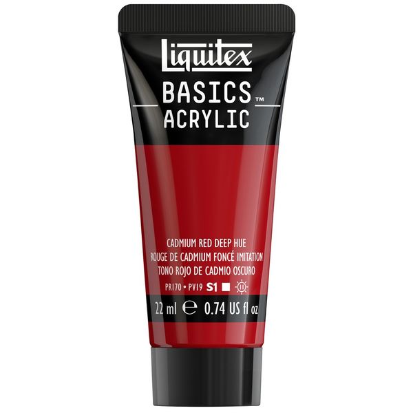CADMIUM RED DEEP HUE 22ML LQX BASICS
