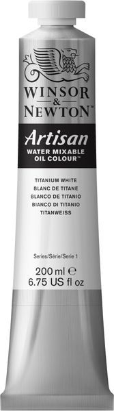 W&N ARTISAN WATER MOC 200ML TBE TITANIUM WHITE ROW