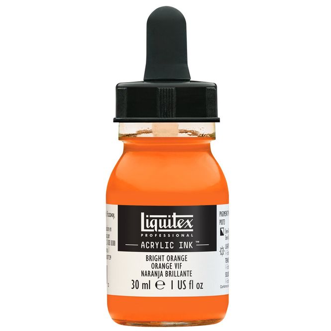 Hovedbilde BRIGHT ORANGE 30ML LQX PRO ACRYLIC INK