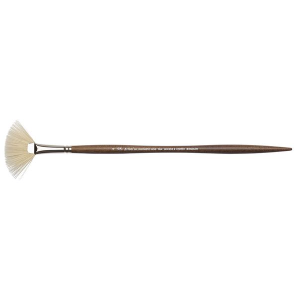 FAN SIZE 6 W&N ARTISTS' OIL SYNTHETIC HOG BRUSH