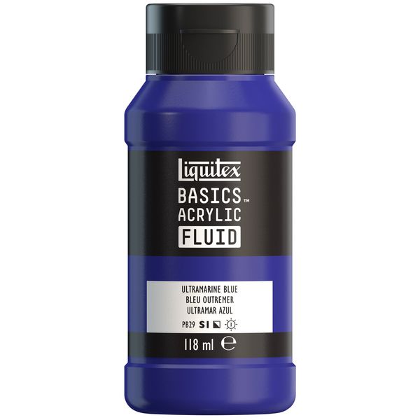 ULTRAMARINE BLUE 118ML LQX BASICS FLUID