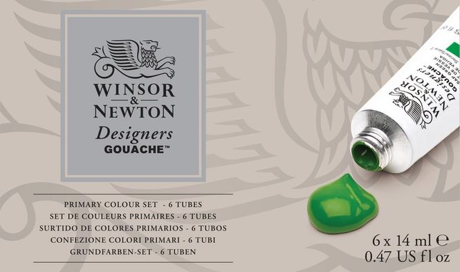 Hovedbilde W&N DESIGNERS GOUACHE PRIMARY SET 96