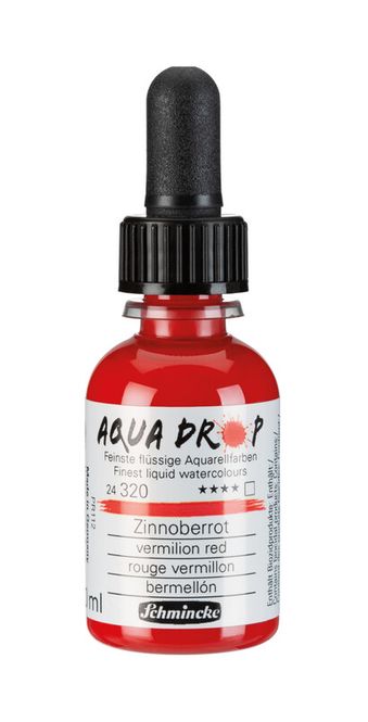 Hovedbilde Schmincke Aquadrop 30ml. vermilion red