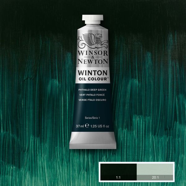 PHTHALO DEEP GREEN W&N WINTON OIL 37ML TUBE