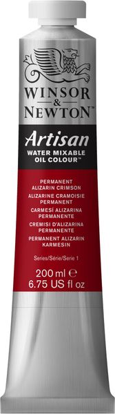 W&N ARTISAN WATER MOC 200ML TBE PERMANENT ALIZARIN CRIMSON