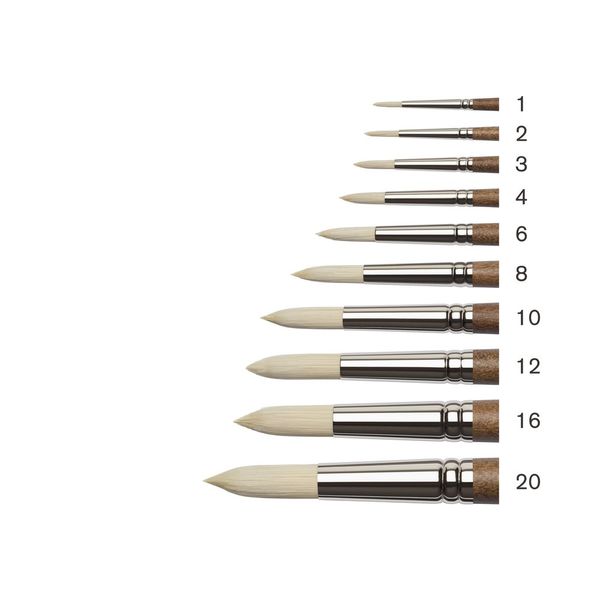 ROUND SIZE 16 W&N ARTISTS' OIL SYNTHETIC HOG BRUSH