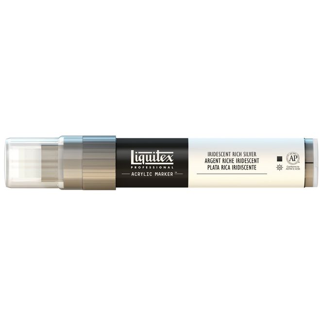 Hovedbilde LQX PRO PAINT MARKER WIDE IRIDESCENT RICH SILVER