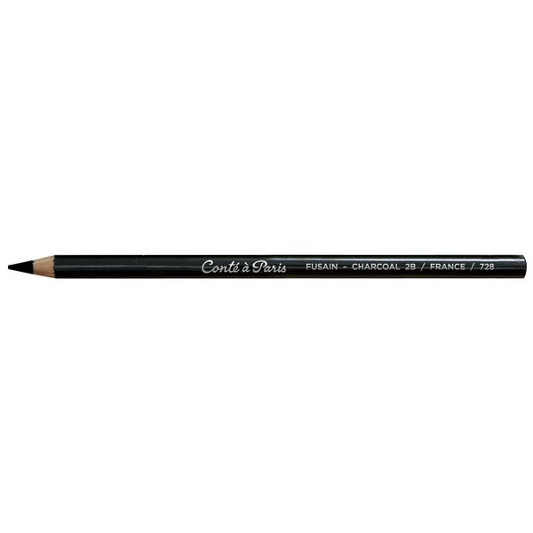 CAP PENCIL SKETCHING CHARCOAL ROUND 2B