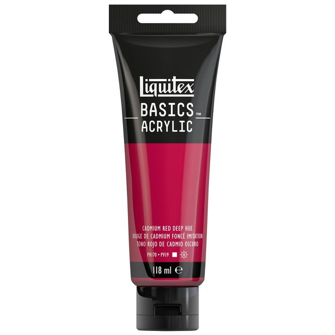 Hovedbilde CADMIUM RED DEEP HUE 118ML LQX BASICS
