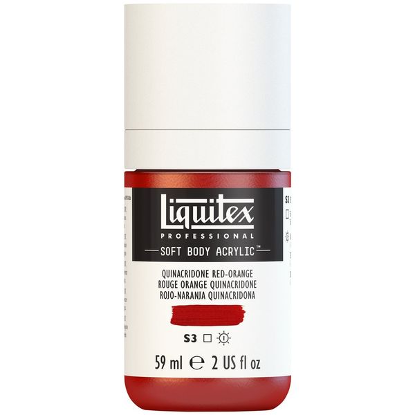 QUINACRIDONE RED-ORANGE 59ML LQX PRO SOFT BODY