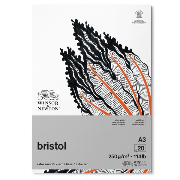 W&N BRISTOL PAD 250 A3 20S