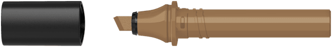 Hovedbilde Sketcher Cartridge chisel burnt sienna