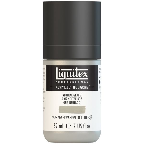 NEUTRAL GREY 7 59ML LQX PRO ACRYLIC GOUACHE