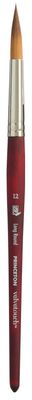 Princeton Velvetouch Synthetic Short Handle Long Round Size 12 P