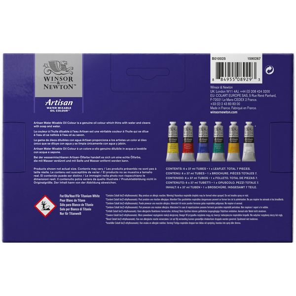 W&N ARTISAN WATER MOC BEGINNERS SET 6X37ML