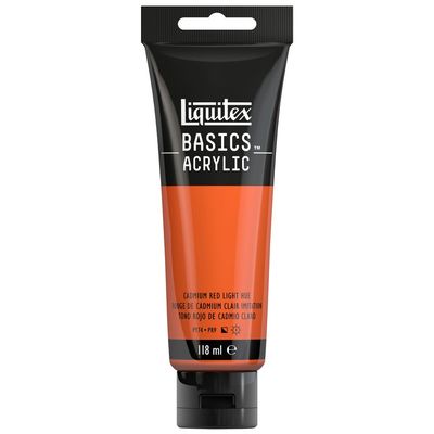 CADMIUM RED LIGHT HUE 118ML LQX BASICS