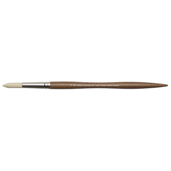 ROUND SIZE 12 W&N ARTISTS' OIL SYNTHETIC HOG BRUSH