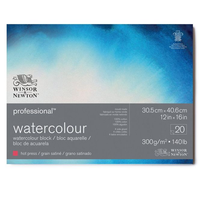 Hovedbilde W&N PROFESSIONAL WATERCOLOUR BLK HOT 300 31X41 ...