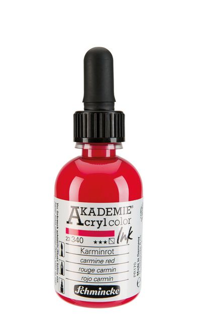 Hovedbilde Schmincke Akademie 50ml. ink carmine red
