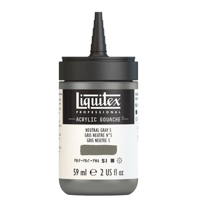 NEUTRAL GREY 5 59ML LQX PRO ACRYLIC GOUACHE