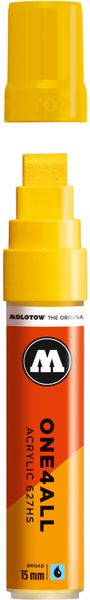 Acrylic marker One4All 627HS 15mm #006 zinc yellow