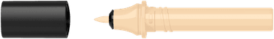 Sketcher Cartridge round milk coffee light