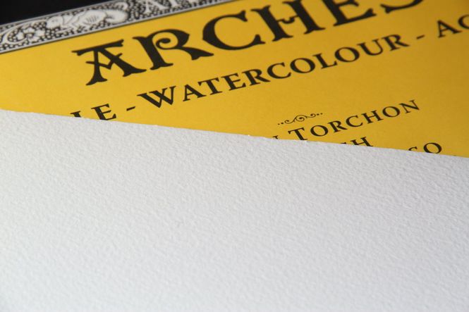 Hovedbilde ARCHES Aquarelle RG 56x76 cm 300G Bright White