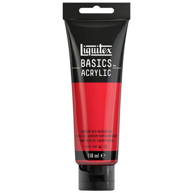Hovedbilde CADMIUM RED MEDIUM HUE 118ML LQX BASICS