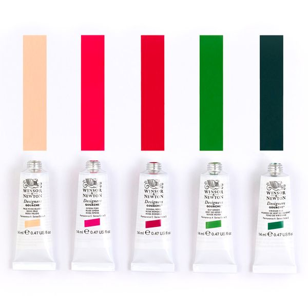 W&N DESIGNERS GOUACHE BOTANICAL SET 5X14ML TUBES