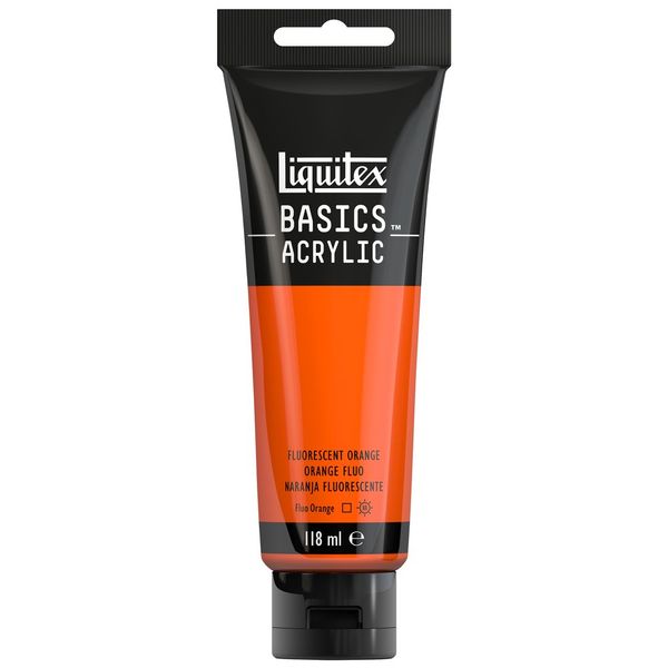 FLUORESCENT ORANGE 118ML LQX BASICS
